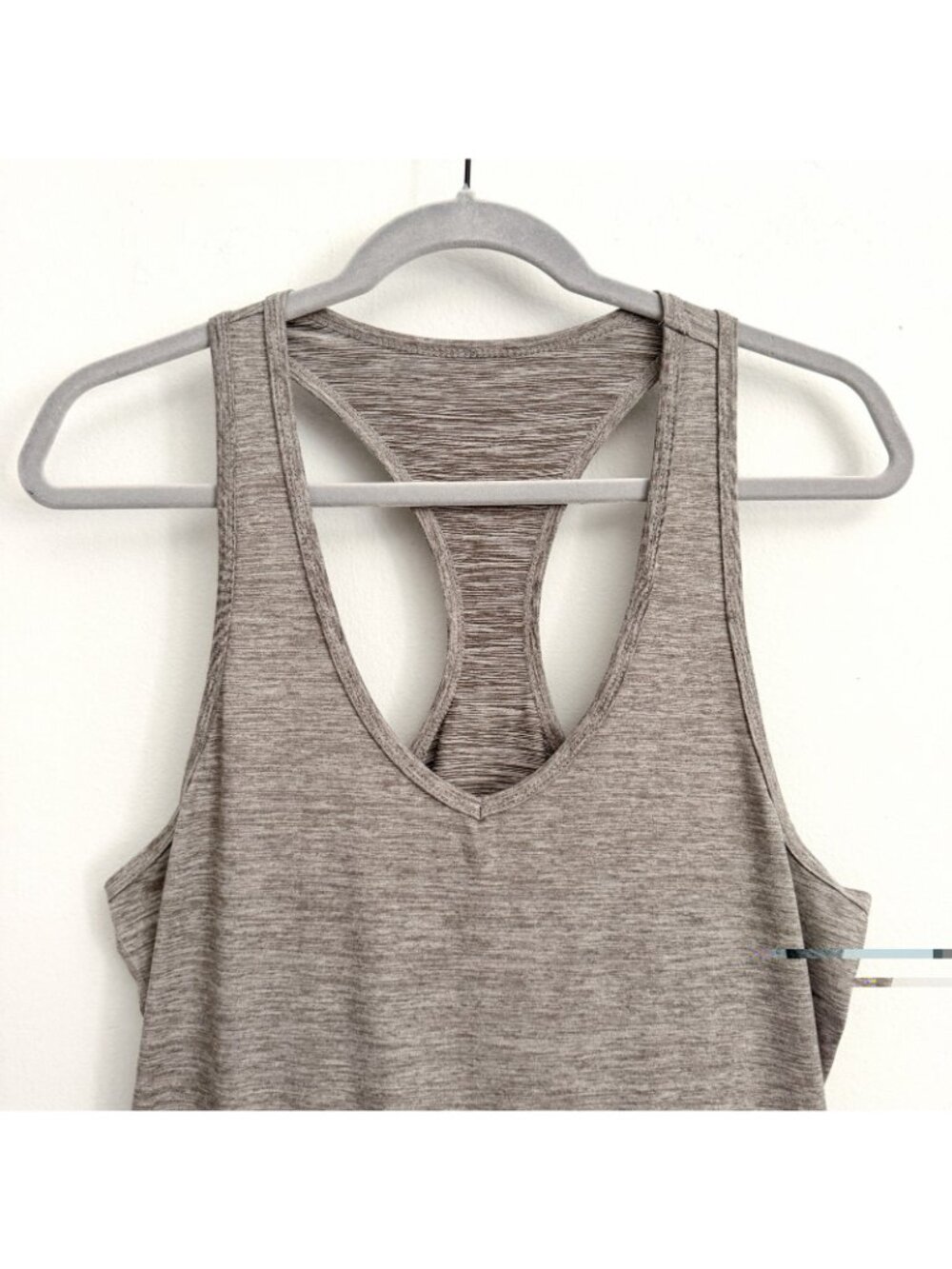 Vuori Lux Harem Jumpsuit Brown Gray Sleeveless Elastic Waist Active Size Large - Picture 3 of 8